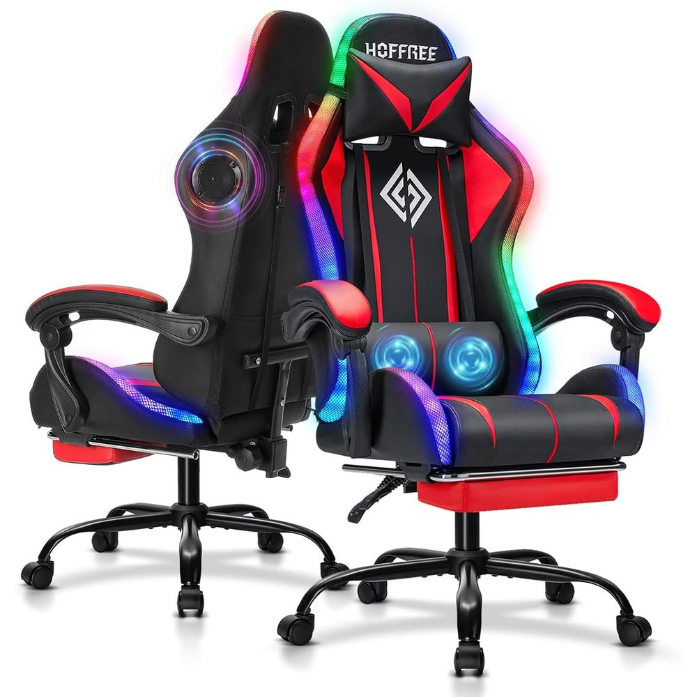 Video Games - RGB Gaming Chair with Bluetooth Speakers