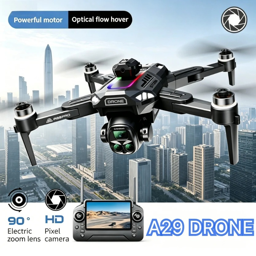 Fpv Brushless Rc Drone 4K - Original A29 GPS PRO Foldable Mini