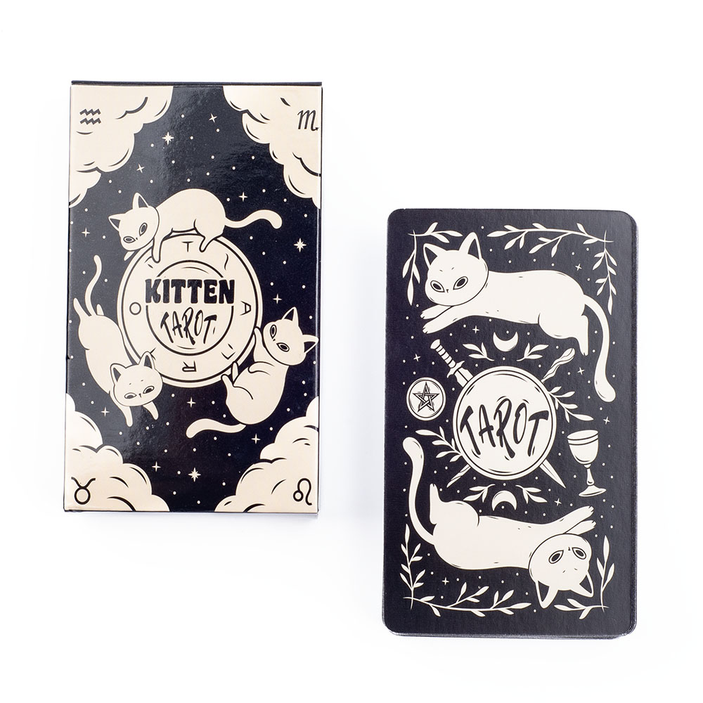 Kitten Tarot Deck 78Pcs Cute B - đánh giá và giá Tarot Cards Deck With Guidebook