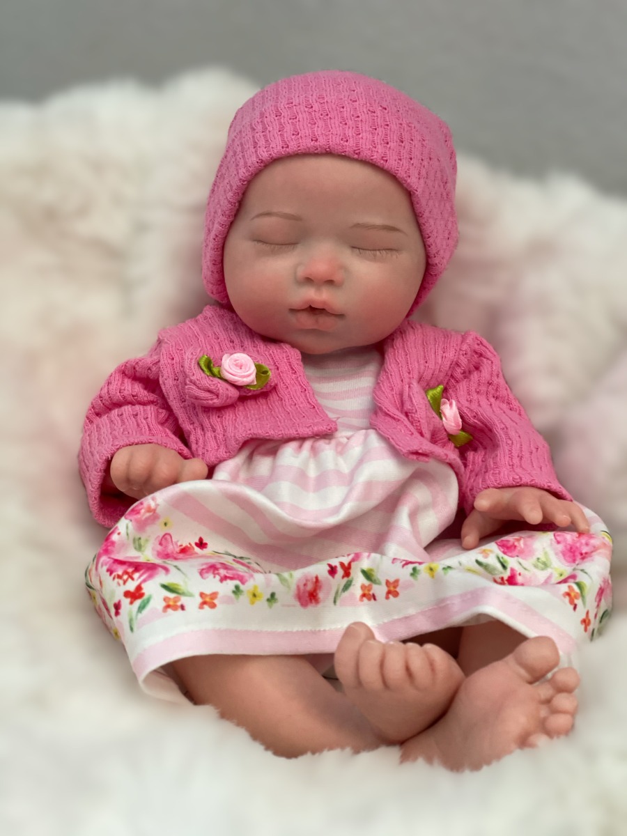 13.7 Inch 35 cm Full Body Soft - đánh giá và giá Reborn Baby Doll Silicone Realistic