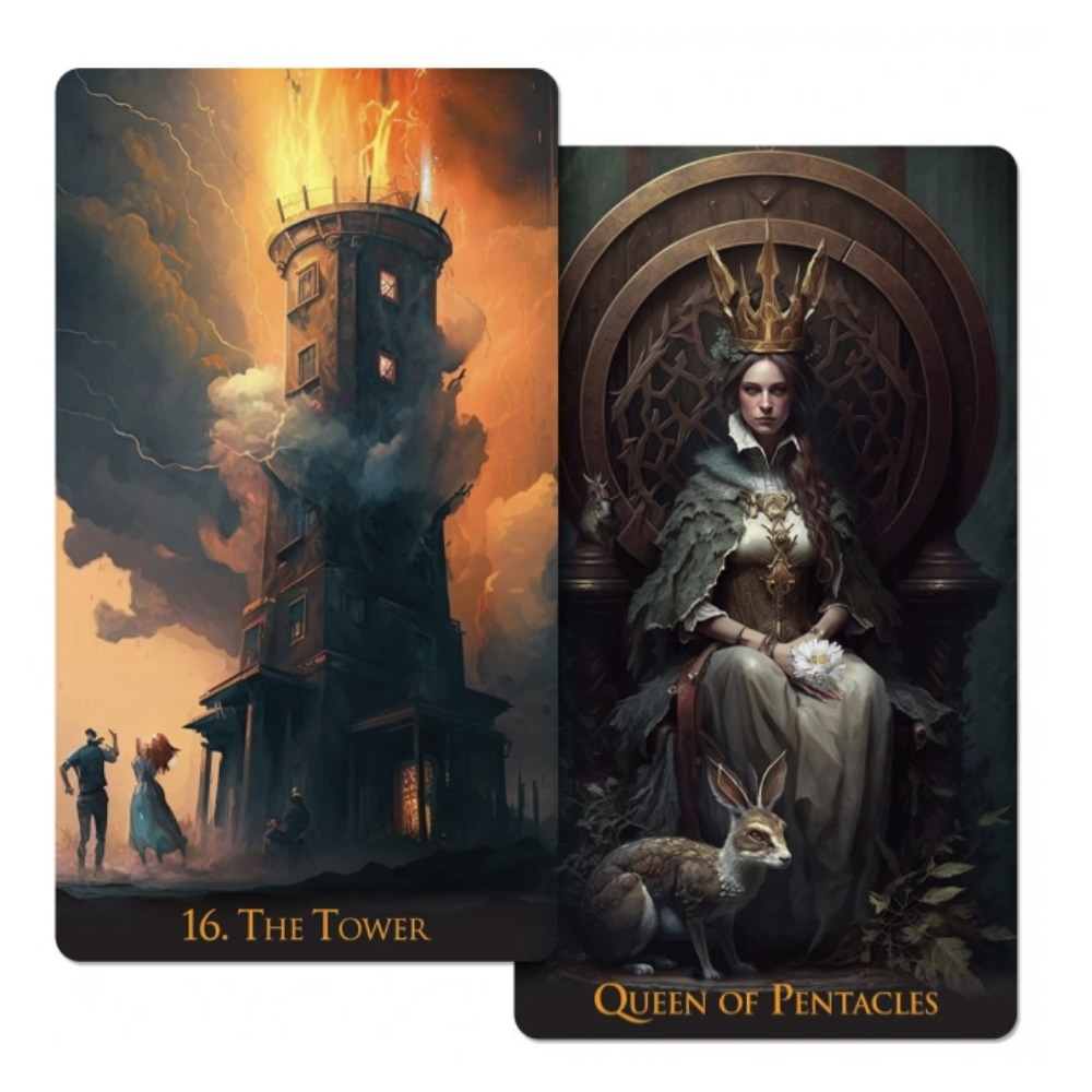 12*7cm Weird World Tarot 78 Ca - đánh giá và giá Tarot Cards Deck With Guidebook