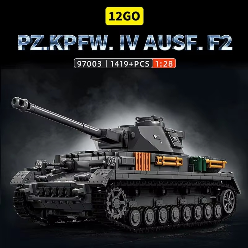 1419 PCS 1:28 GER DE Panzer IV - đánh giá và giá Lego Compatible Military Tank