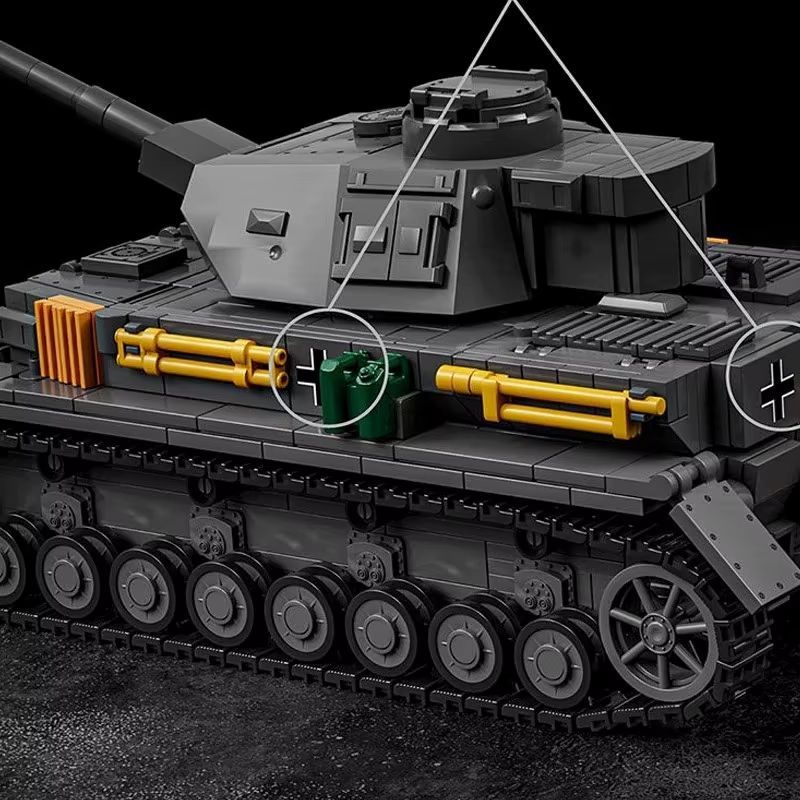 1419 PCS 1:28 GER DE Panzer IV - đánh giá và giá Lego Compatible Military Tank