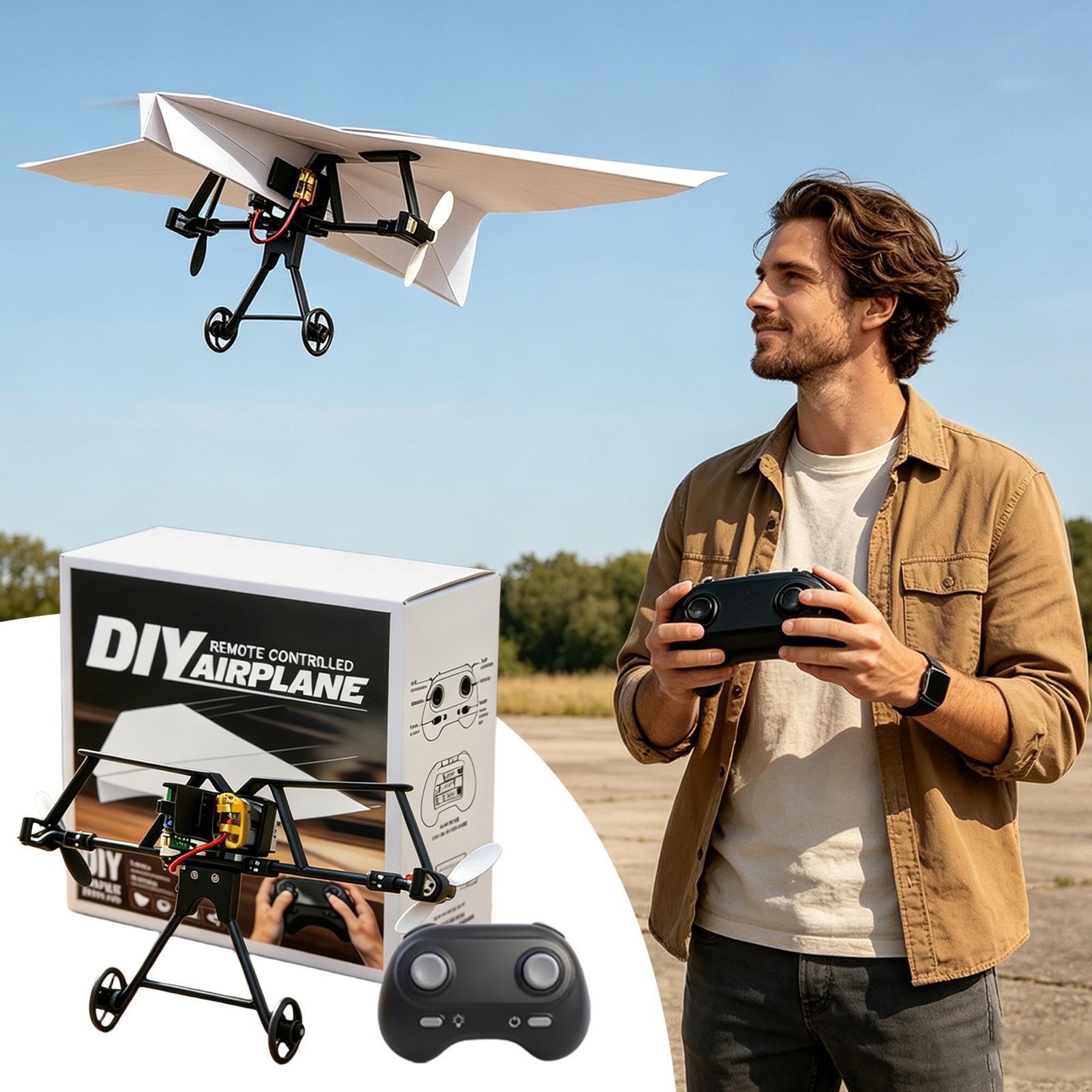 DIY RC Paper Airplane Kit Plan - đánh giá và giá Remote Control Toys
