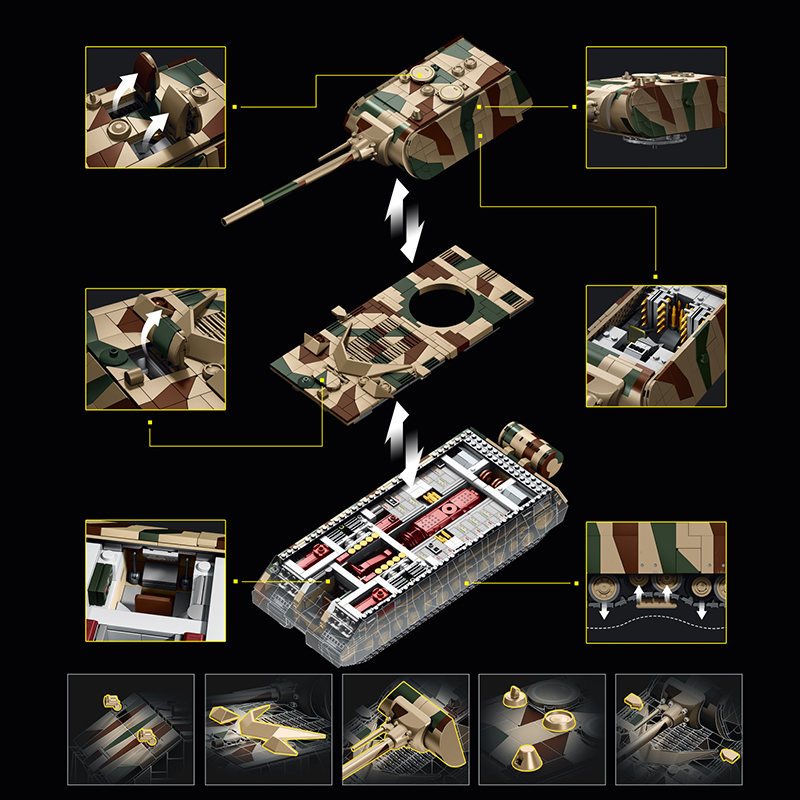 2688pcs Creative Military Heav - đánh giá và giá Lego Compatible Military Tank