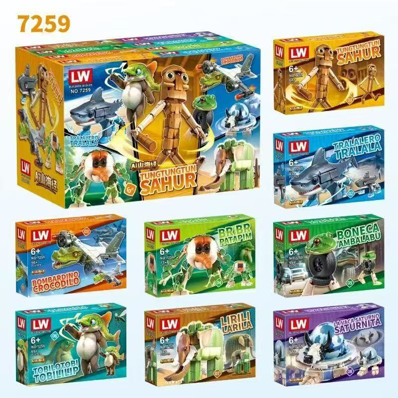 Anime Italian Brainrot Tralale - đánh giá và giá Anime Action Figure Blind Box