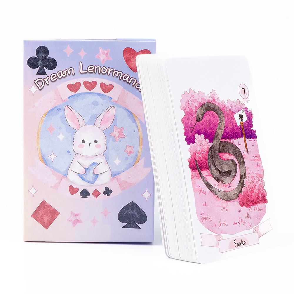 Rana Psychic Dream Lenormand T - đánh giá và giá Tarot Cards Deck With Guidebook