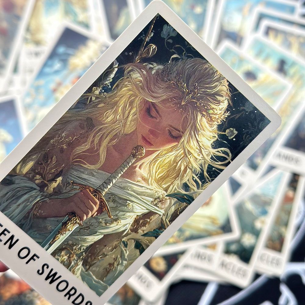 78 Enigmatic Bloom Tarot Cards - đánh giá và giá Tarot Cards Deck With Guidebook