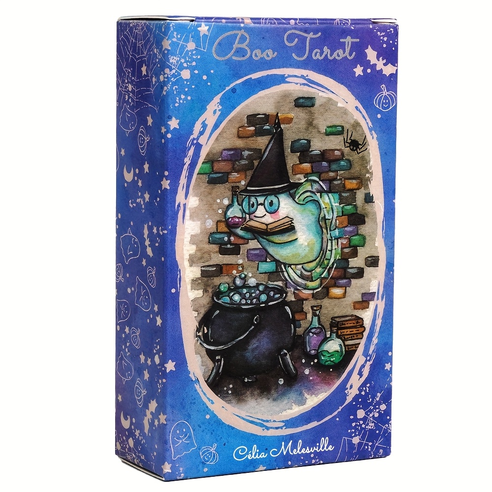 Boo Tarot Deck Ghosts Ghost Re - đánh giá và giá Tarot Cards Deck With Guidebook