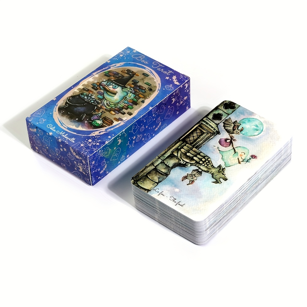 Boo Tarot Deck Ghosts Ghost Re - đánh giá và giá Tarot Cards Deck With Guidebook