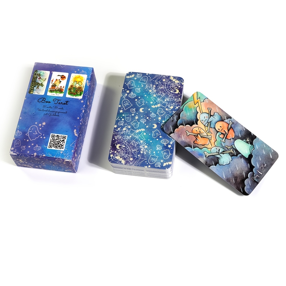 Boo Tarot Deck Ghosts Ghost Re - đánh giá và giá Tarot Cards Deck With Guidebook