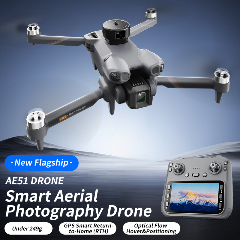 Foldable RC Quadcopter AE51 GP - đánh giá và giá Fpv Brushless Rc Drone 4K