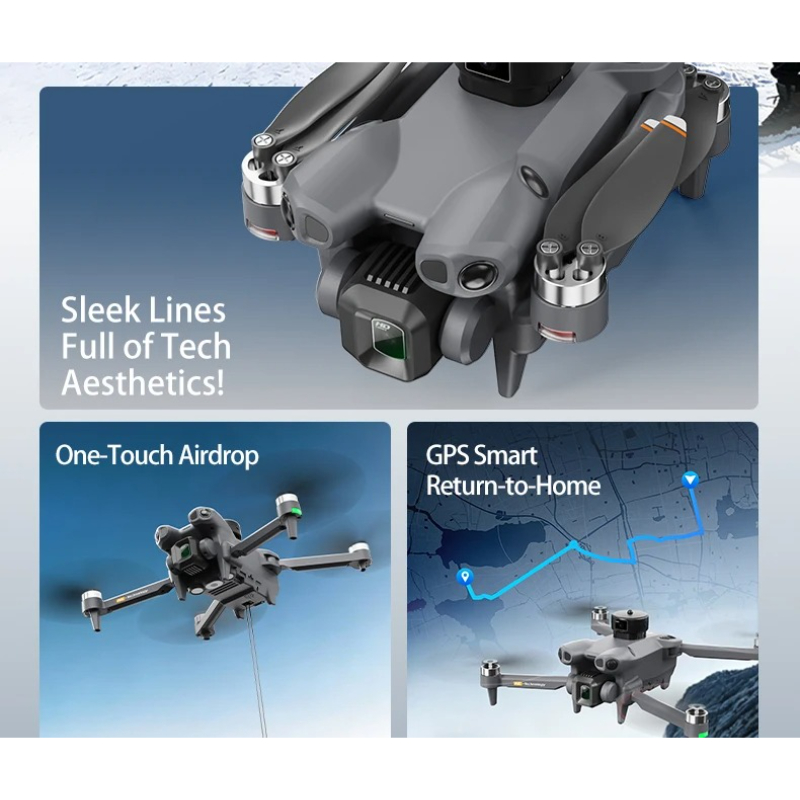 Foldable RC Quadcopter AE51 GP - đánh giá và giá Fpv Brushless Rc Drone 4K